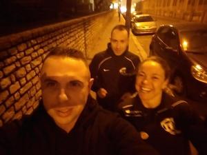 Petit Footing dans Paris à la Veille de la Compétition